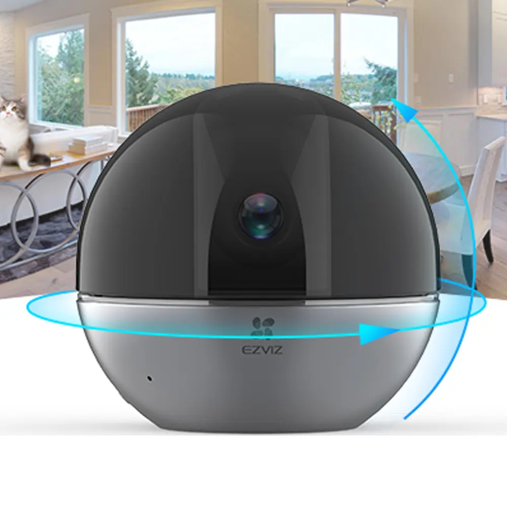 3K Wi-Fi Apple home смарт камера Ezviz E6 (5W2F,4mm cs-e6) - Фото 4